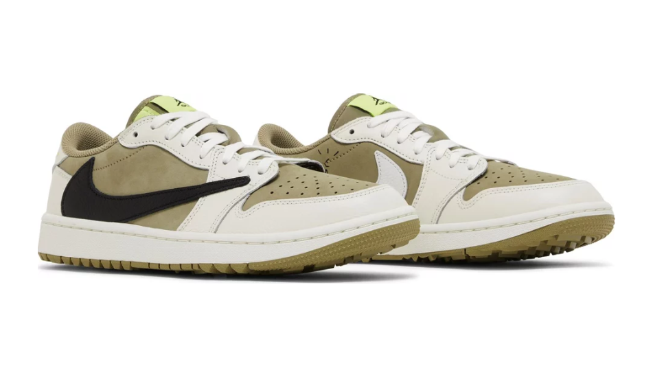 Travis Scott x Air Jordan 1 Low Golf 'Neutral Olive'